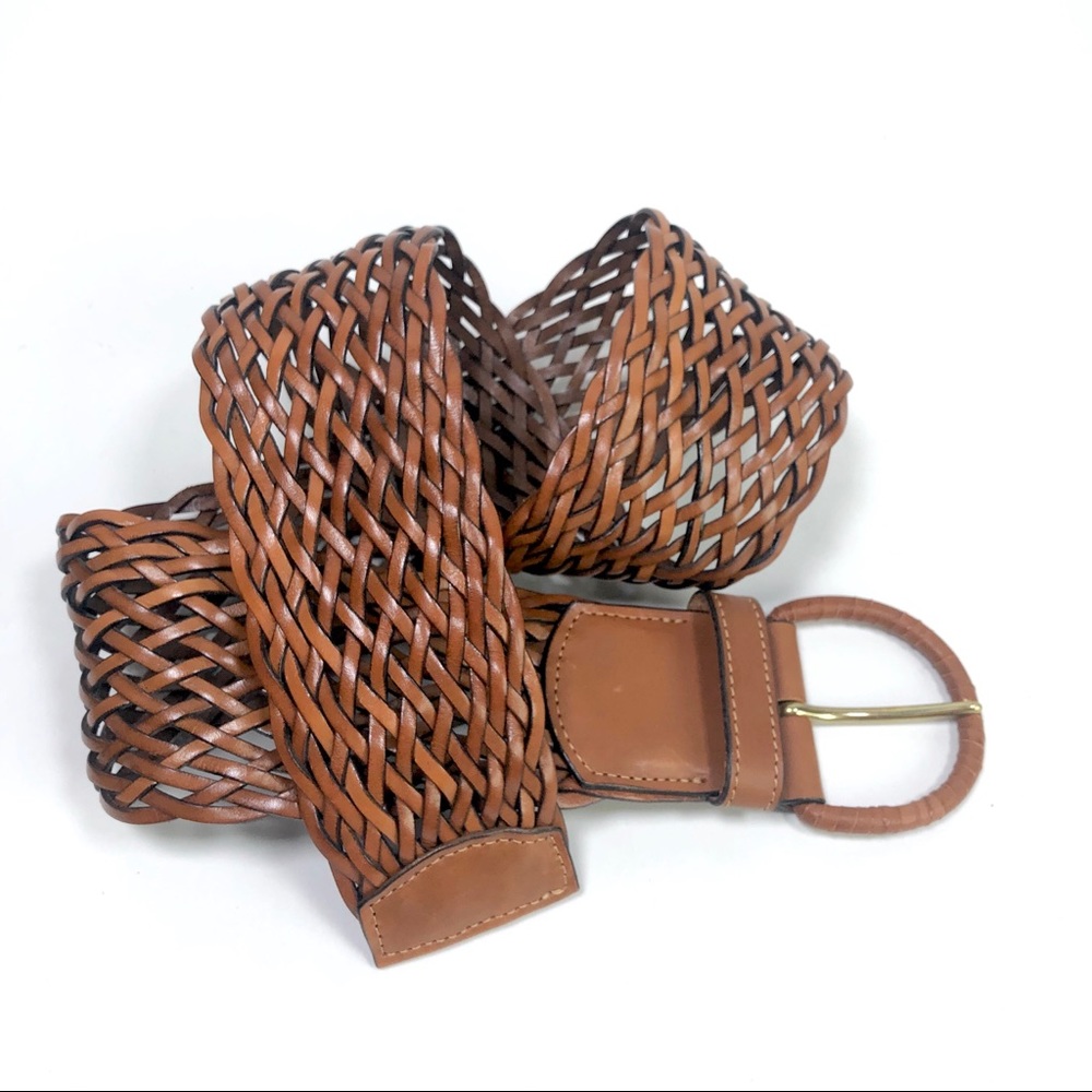 European braided leather belt 🔥 M